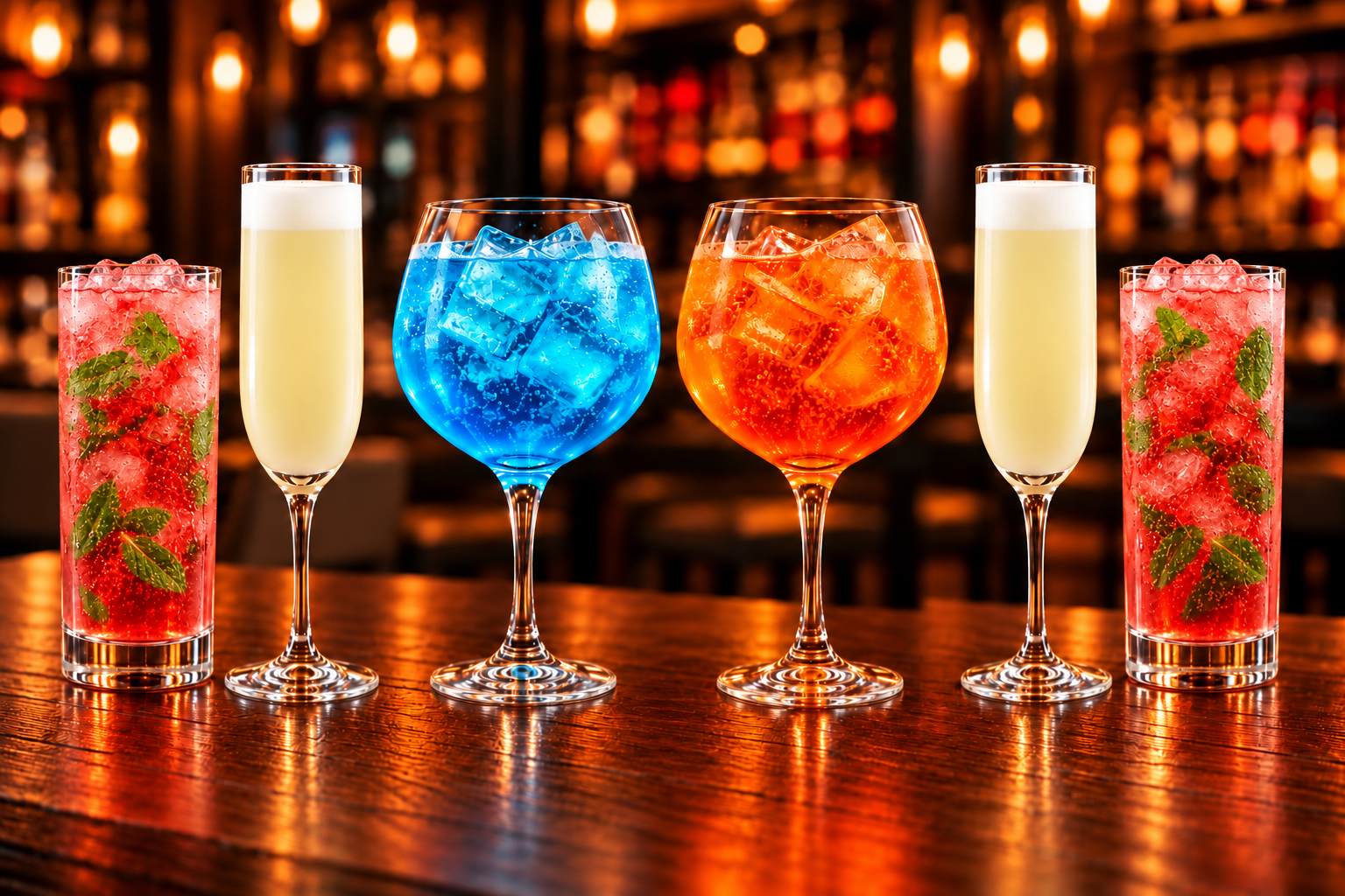 Selección de cocteleria