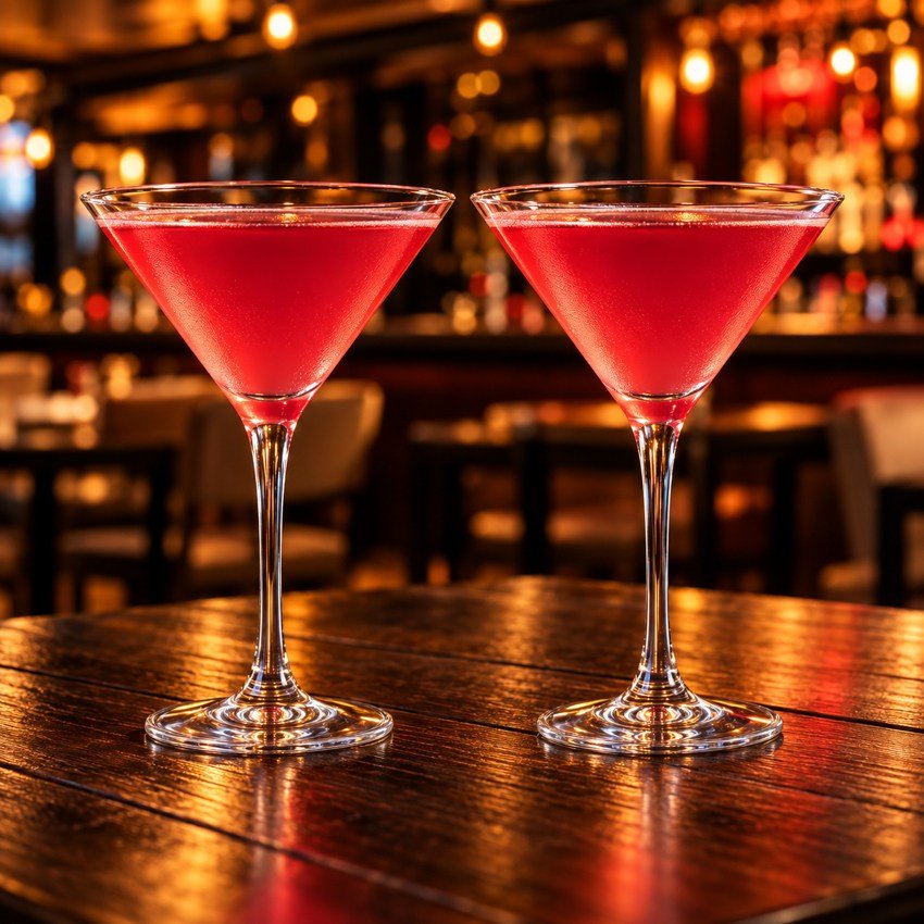 Cosmopolitan — dos vasos iguales, 2 por 1