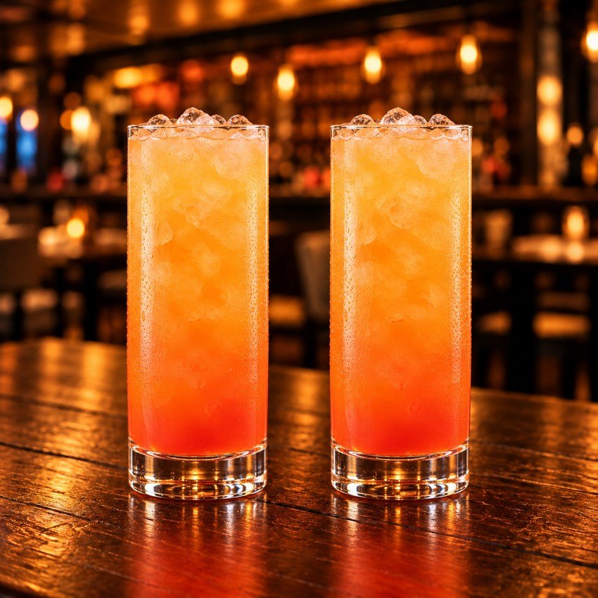 Sex on the Beach — dos vasos iguales, 2 por 1